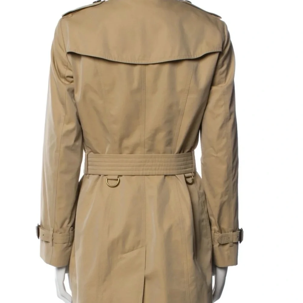 Burberry Beige Double-Breasted Trench Coat - Picture 3 of 7